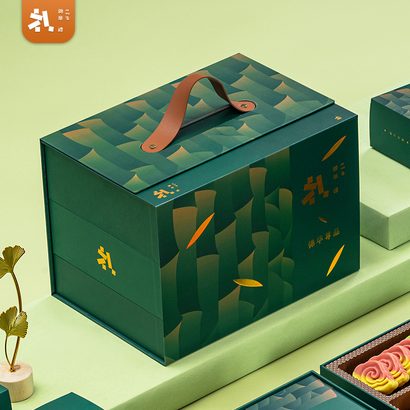 锦华粽子礼盒锦华尊品2004g黑松露广式腊肠粽糕点混合端午节送礼